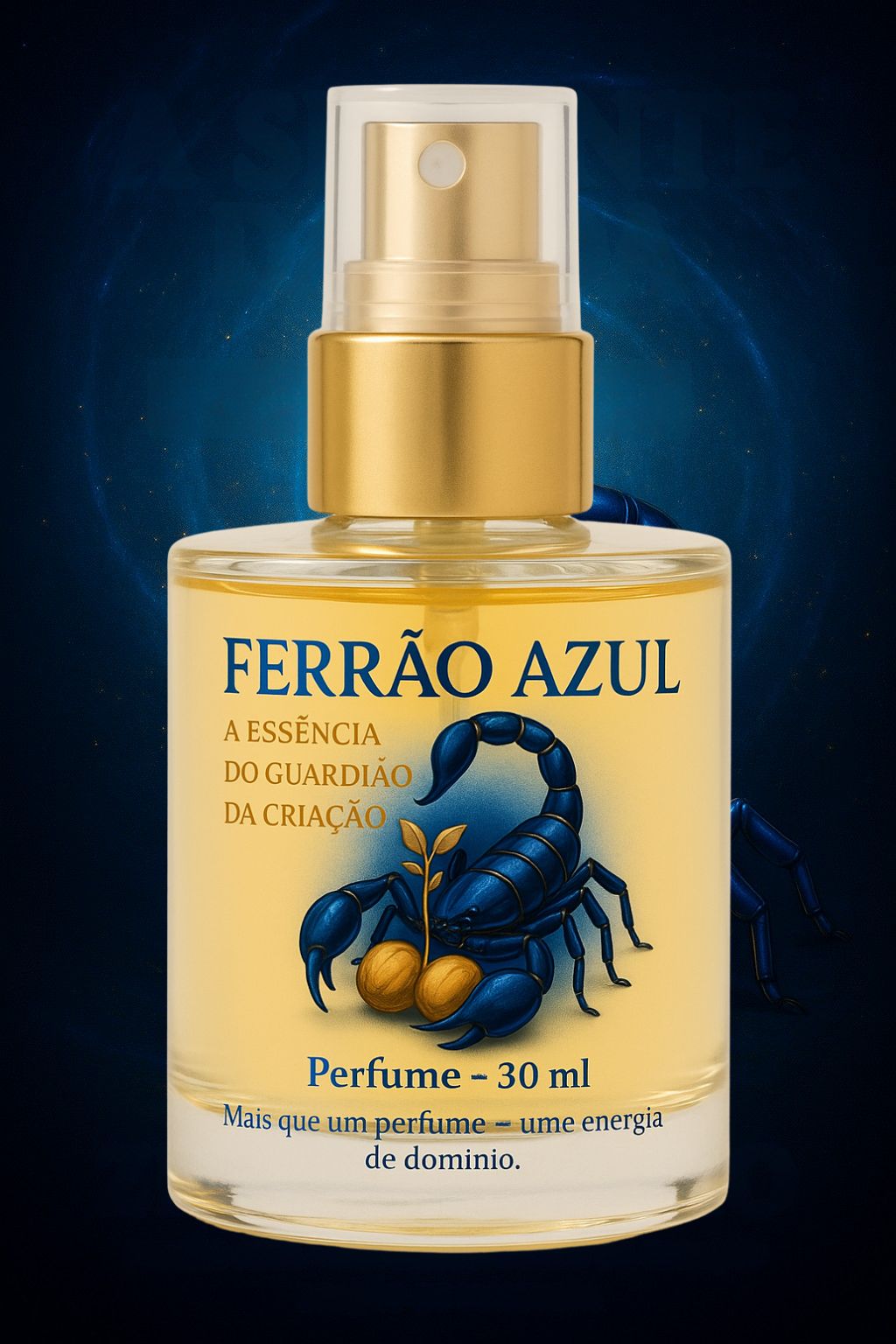 Perfume Ferrão Azul 30ml - Bônus Exclusivo